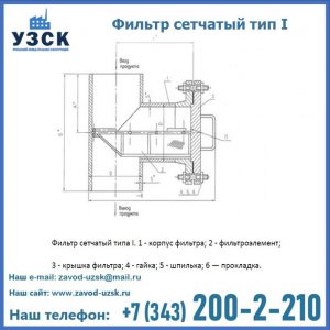 Фильтр сетчатый ФС по Т-ММ-11-2003 в Железногорске