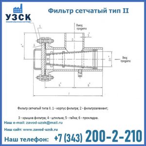 Фильтр сетчатый ФС по Т-ММ-11-2003 в Железногорске