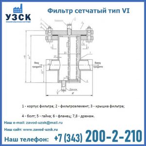 Фильтр сетчатый ФС по Т-ММ-11-2003 в Железногорске