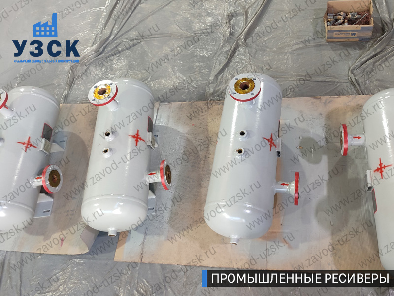 фотография емкостных ресиверов газа Железногорск